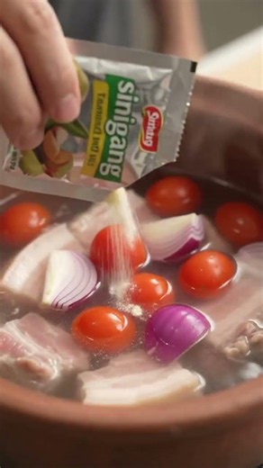 🍲 Cooking Authentic Filipino Pork Sinigang#happylife #delicius foood