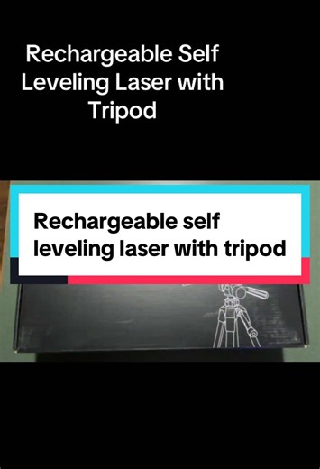 Rechargeable Self Leveling Laser with Tripod Overview
