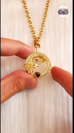 Who Would You Put Inside This Beautiful Locket? ❤️✨ | Cute Memory pendant Necklace #Shorts❤️