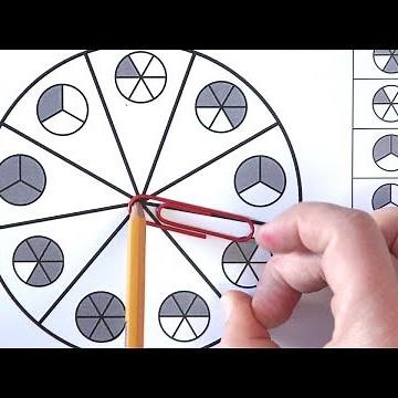 Fun Fraction Spinner Games