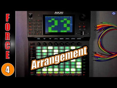 TUTO AKAI Force - Mode Arrangement / Audio Recording