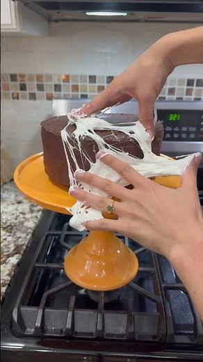 easy halloween cake 🎃 #halloween