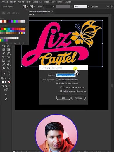 Como sacar los codigos de color de forma automatica en ilustrator #codigosdecolor #ilustrator #tips #colorhexa #cmyk #hsb