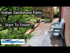 Indian Sandstone Patio Start to Finish