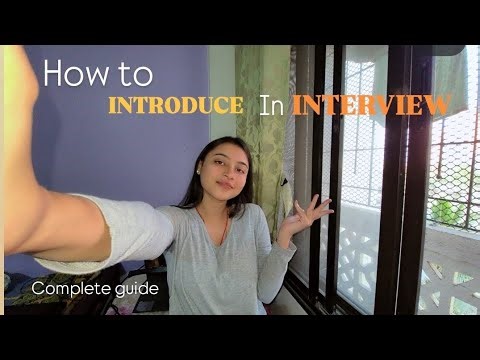 How to give *INTRODUCTION* in *INTERVIEWS* as a FRESHER || Complete Guide and Format