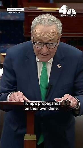 Sen. Chuck Schumer criticizes new taxpayer-funded Trump ad
