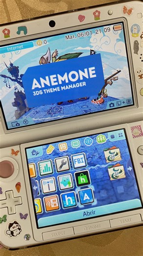 tenshi✨ on Instagram: "Tutorial para personalizar tu 3ds con Anemone🧚"