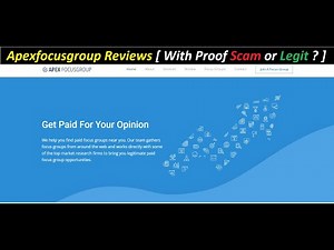 Apexfocusgroup Reviews [ With Proof Scam or Legit ? ] Apexfocusgroup ! Apexfocusgroup Com Reviews