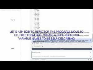 Transform RPGII to Modern RPG ILE, Free format, Readable Variable Names
