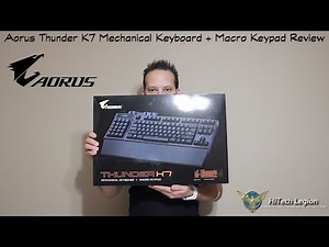 Aorus Thunder K7 Mechanical Gaming Keyboard Overview and Review