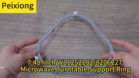 7.48 Inch W11252182/8206227 Microwave Turntable Support Ring, Glass Tray Support Replacement Part, Replacement Inner Ring Compatible for Whirlpool Microwave Parts
