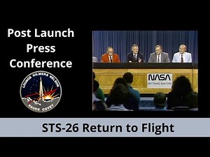 Space Shuttle STS-26 Post-Launch Press Conference | NASA Managers Discuss Historic Return-to-Flight