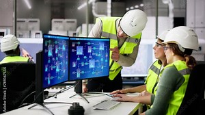 Engineer Operators Using Scada System