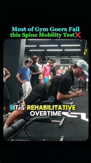 Most of Gym Goers FAIL this Spine Mobility Test #backpain #exercise #fitness ‪@lowbackability‬