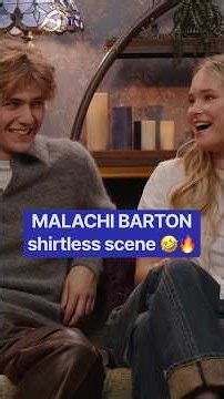 MALACHI BARTON shirtless scene 🤣🔥 #covenacademy #malachibarton #actress #disneyplus #romance