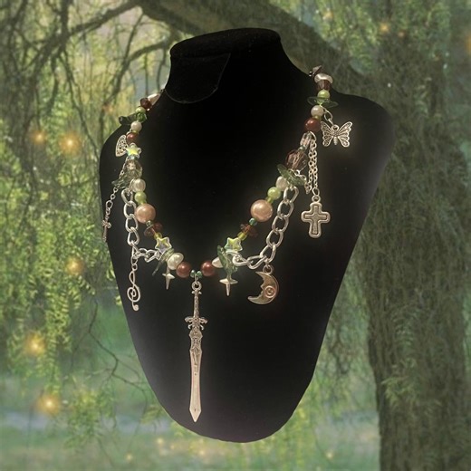 Fairy-core Decorative Necklace - Etsy UK