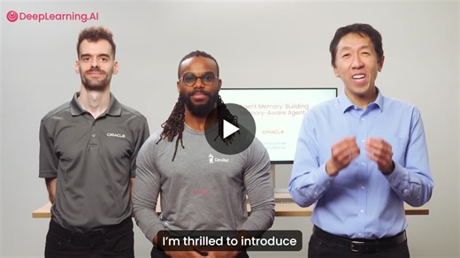 Building Memory-Aware Agents with Oracle and Richmond Alake | Andrew Ng posted on the topic | LinkedIn