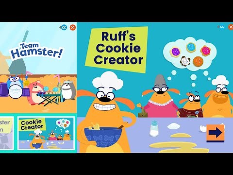 COOKIE CREATOR Team Hamster! and The Ruff Ruffman Show GAMES Gameplay PBS Kids