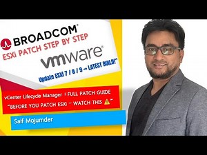 VMware ESXi Patching or updates using Lifecycle Manager | ESXi 7.x/8.x/9.x | Step-by-Step Tutorial
