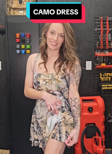 Stylish Camo Dress for Country Girls