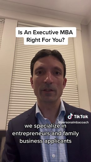 Wondering if an EMBA is right for you? Personal MBA Coach’s founder shares what top EMBA programs are looking for! #businessschool #emba #executive #executiveeducation #executivemba