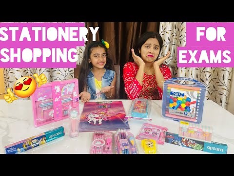 Stationery Shopping for Exams😍| Personal Stationery Vlog - 187 | ‪@SamayraNarulaOfficial‬