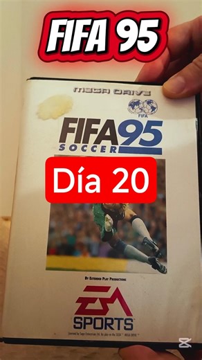 Coleccionado todos los videojuegos de fútbol de Megadrive,Día 20 hoy FIFA 95 #megadrive#retrogaming