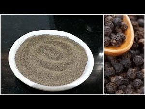 How to make pepper powder/Home made black pepper powder/shrinidhi,s kitchen