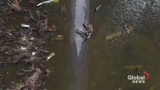 Hurricane Delta leaves streets flooded in Louisiana
