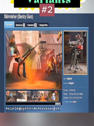 pt2 Sentry Gun Variants#tf2 #sfm #teamfortress2 #tf2memes #gaming #pyro #engineer #fyp #foryoupage #fypシ゚ #game #space #animation