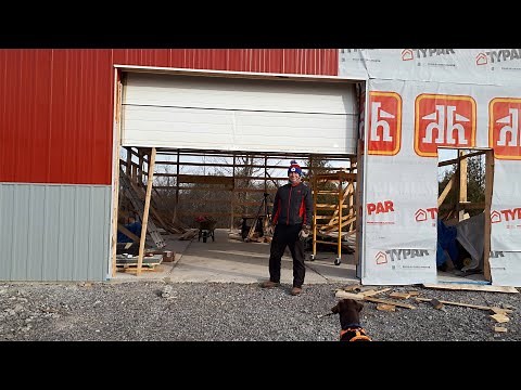 Installing A 12'x10' Garage Door #2: Setting the Drums and Winding Springs