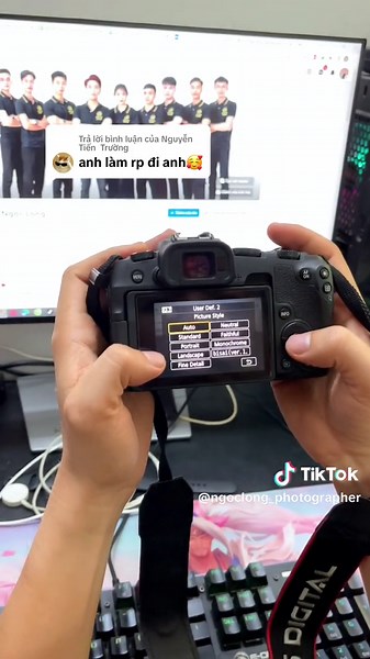 Cách Set Up Màu cho Canon RP