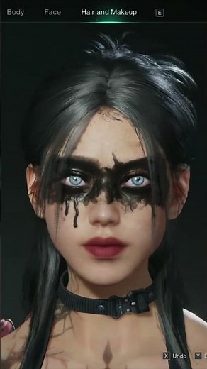 Once Human Female Character QR code #oncehuman #character #creation #female #gaming #qrcode