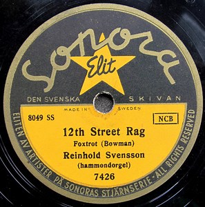 Reinhold Svensson - 12Th Street Rag / Tiger Rag