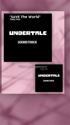 Your Best Nightmare VS SAVE The World 🎶 Which Undertale song wins?