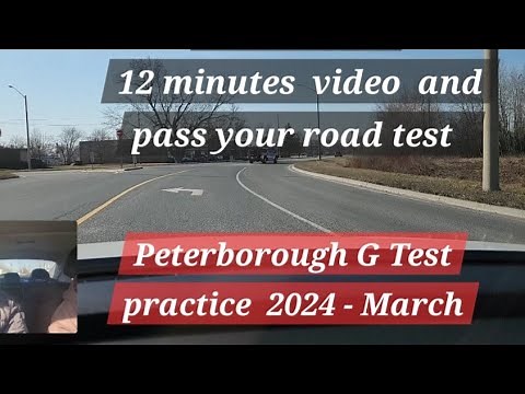 Examiner's Favorite G Test Route: Practice Test in Peterborough 2024