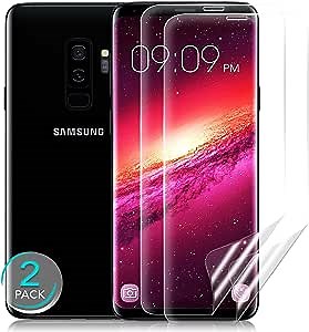 ZUSLAB Galaxy S9 Screen Protector, TPU Case Friendly Full Coverage Film, Ultra Clear and Highly Touch Sensitive, Anti Scratch, Anti Bubble Protective Film for Samsung S9, 2018 (2 Pack)