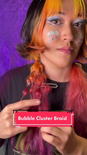 Bubble Cluster Braid Tutorial for Cute Hair Look