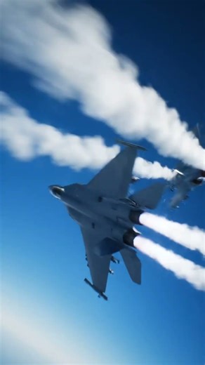 Supersonic Fighter Jet Chase | Extreme Aerial Maneuvers ✈️🔥 #Shorts