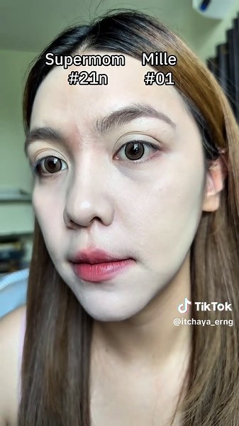 เทียบสีรองพื้น Supermom กับ Mille: รีวิวครบถ้วน