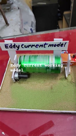 Eddy current/Eddy current working model/12th class science working model/physics working model