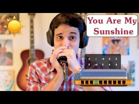 You Are My Sunshine - SUPER Easy Harmonica Tabs