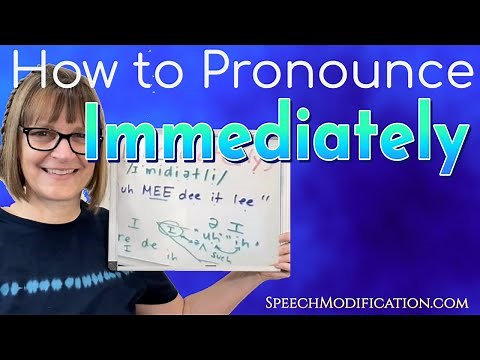 How to Pronounce Immediate and Immediately (Clear & Reduced ɪ and ə Vowels in American English)