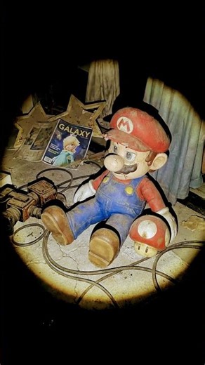 I found rotting Mario characters locked in an old movie set #SuperMario #MascotHorror #Scary