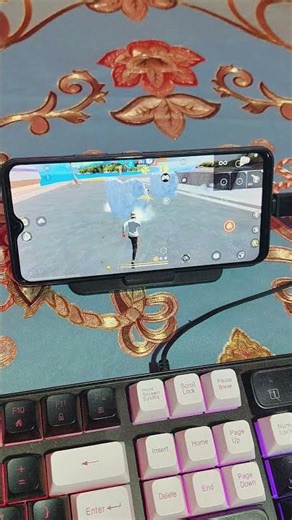 PC ❌ MINI SET UP ✅ KEYBOARD MOUSE AND PHONE ⌨️🖱️📱. #freefire #gaming #shorts