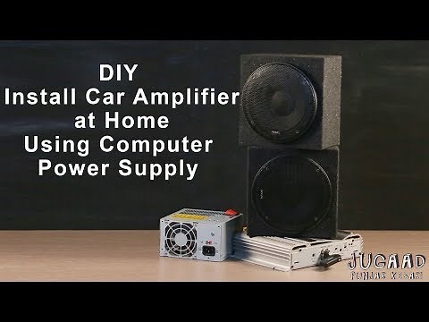 DIY Install Car Amplifier at Home Using Computer Power Supply
