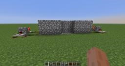 Minecraft | Simple Piston Door (How To) Minecraft Map