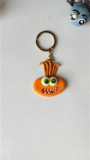 Making ANXIETY from Inside Out 2 out of Clay! 🧡✨ #shorts #art #creative #diyclay