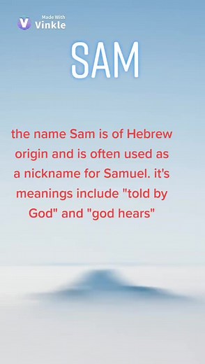 Exploring the Beautiful Meaning of the Name Sam