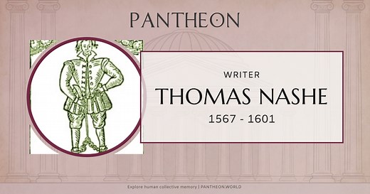 Thomas Nashe Biography | Pantheon